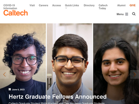 'caltech.edu' screenshot