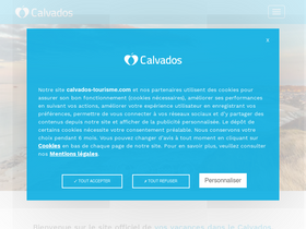 'calvados-tourisme.com' screenshot