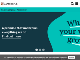 'cambridgeenglish.org' screenshot