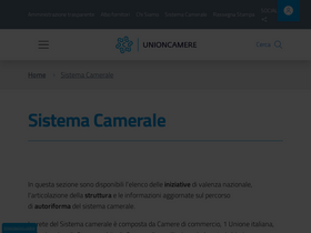'camcom.gov.it' screenshot
