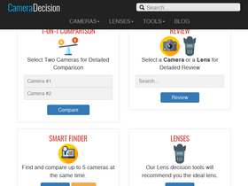 'cameradecision.com' screenshot