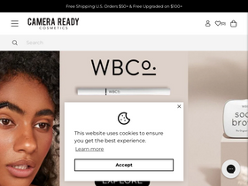 'camerareadycosmetics.com' screenshot
