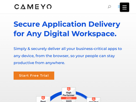 'cameyo.com' screenshot