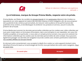'caminteresse.fr' screenshot