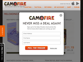 'camofire.com' screenshot