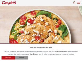 'campbells.com' screenshot