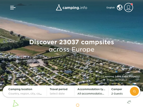 'camping.info' screenshot
