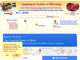'campingcar-bricoloisirs.net' screenshot