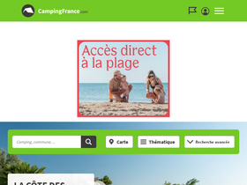 'campingfrance.com' screenshot