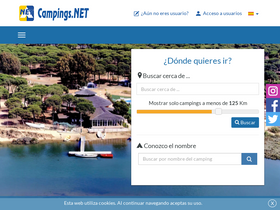 'campings.net' screenshot