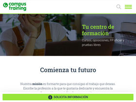 'campustraining.es' screenshot
