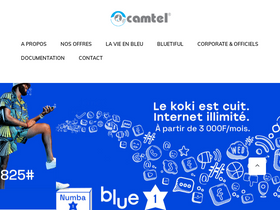 'camtel.cm' screenshot