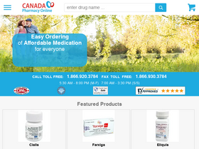 'canadapharmacyonline.com' screenshot