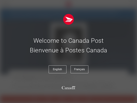 'canadapost.ca' screenshot