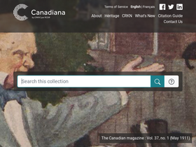 'canadiana.ca' screenshot
