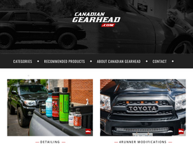 'canadiangearhead.com' screenshot