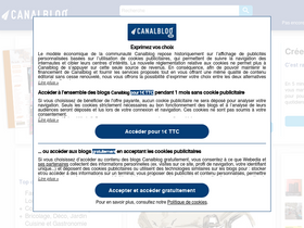 'canalblog.com' screenshot