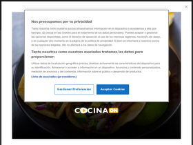 'canalcocina.es' screenshot