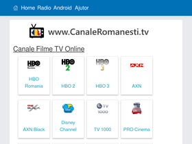 'canaleromanesti.tv' screenshot