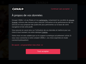 'canalplus-afrique.com' screenshot