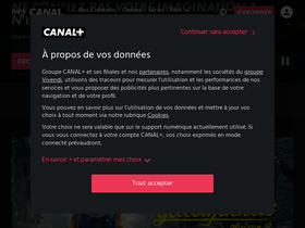'canalplus.com' screenshot