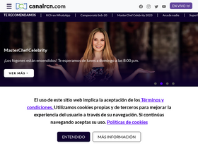 'canalrcn.com' screenshot