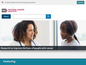 'cancer.gov' screenshot