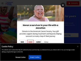 'cancer.org' screenshot