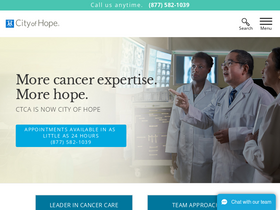 'cancercenter.com' screenshot