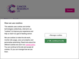 'cancerresearchuk.org' screenshot