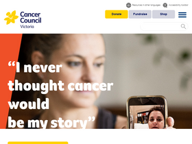 'cancervic.org.au' screenshot