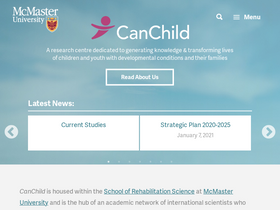 'canchild.ca' screenshot