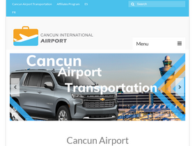 'cancuniairport.com' screenshot