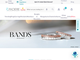 'candere.com' screenshot