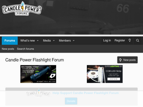 'candlepowerforums.com' screenshot