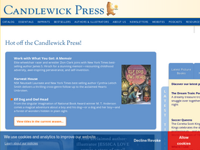 'candlewick.com' screenshot