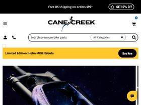 'canecreek.com' screenshot