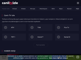 'canlitvizle.com' screenshot