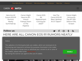 'canonwatch.com' screenshot