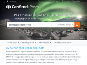 'canstockphoto.fr' screenshot