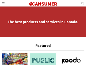 'cansumer.ca' screenshot