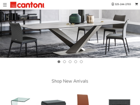 'cantoni.com' screenshot