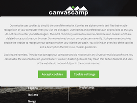 'canvascamp.com' screenshot