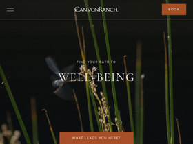 'canyonranch.com' screenshot