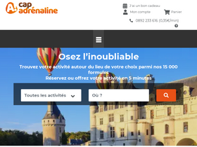 'cap-adrenaline.com' screenshot