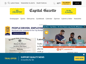 'capitalgazette.com' screenshot