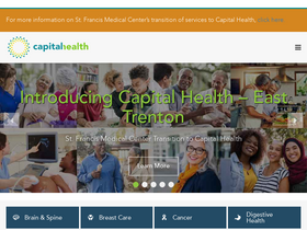 'capitalhealth.org' screenshot