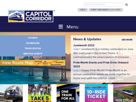 'capitolcorridor.org' screenshot