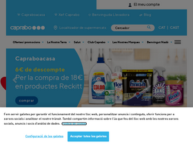 'caprabo.com' screenshot