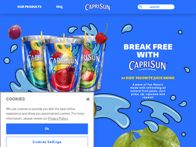 'capri-sun.com' screenshot